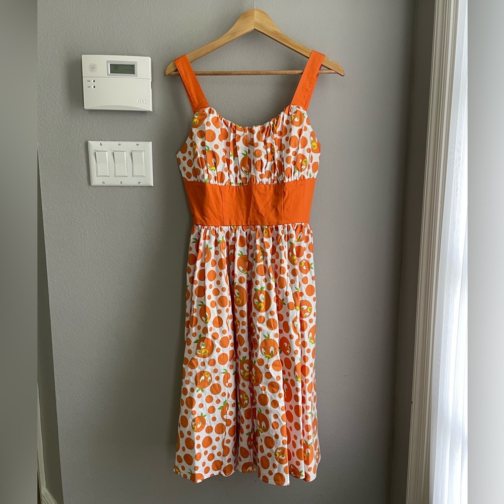 Disney Parks Orange Bird Dress NEW Size M